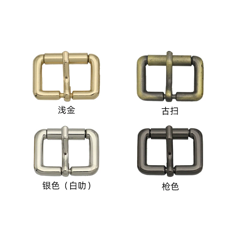 Metal bag accessory, drum, shoelace buckle