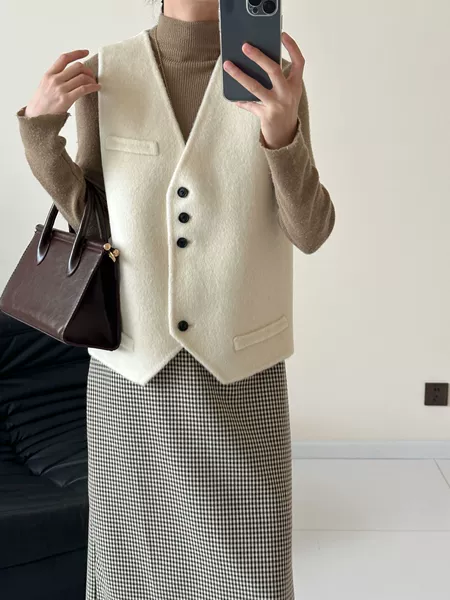 Mixed white (single vest) (no return or exchange if it is not of quality)