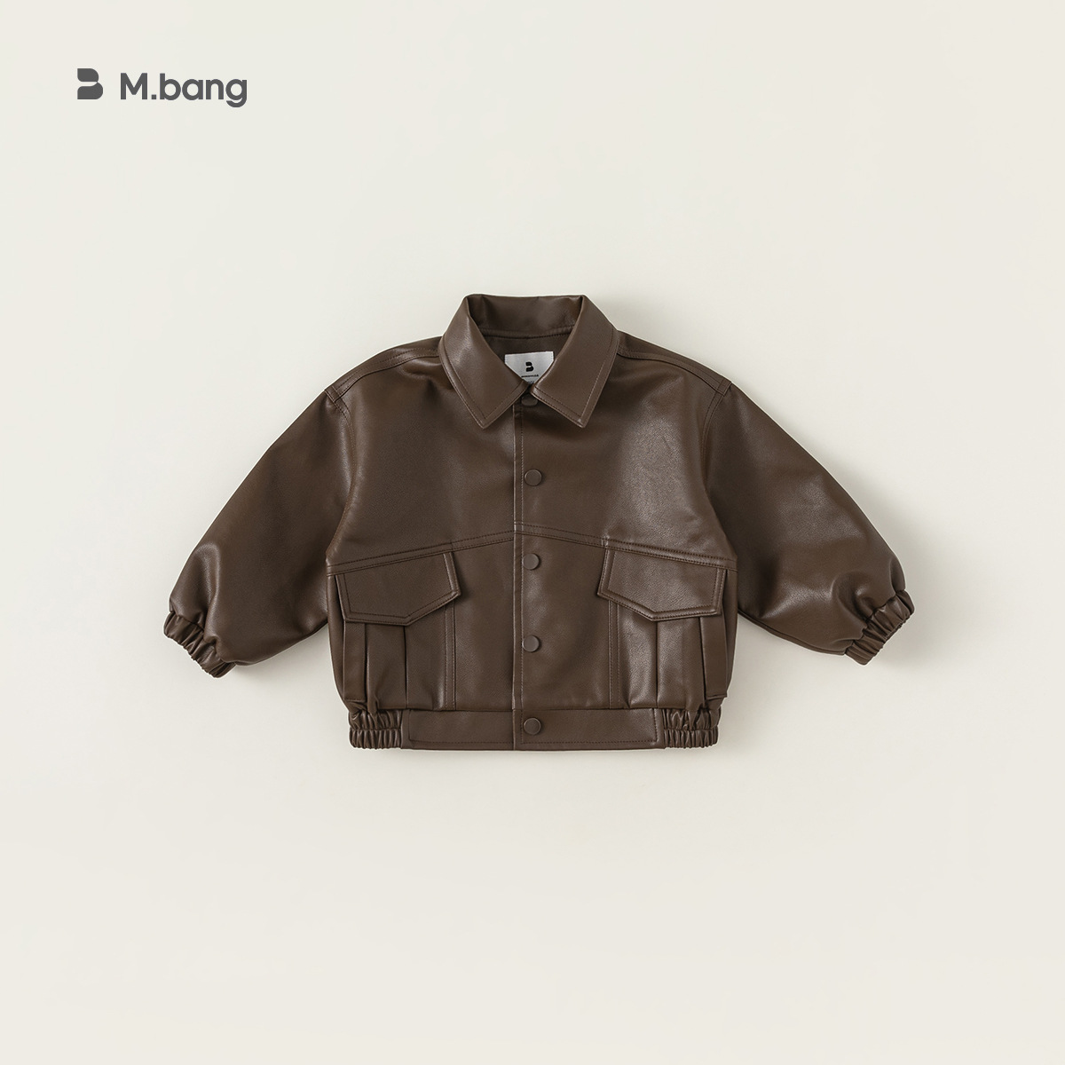 Ropa infantil Youbao, estilo otoñal, chaqueta para niños, chaqueta de cuero de color sólido para niños, chaqueta de cuero estilo motero punk, chaqueta elegante para niñas image 10