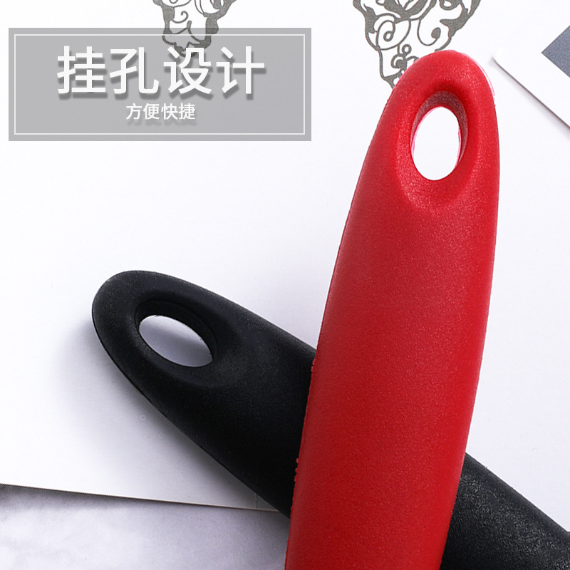 FDA silicona mango largo no seco pala de boca de pato especial se puede colgar cocina de mantequilla de cocina