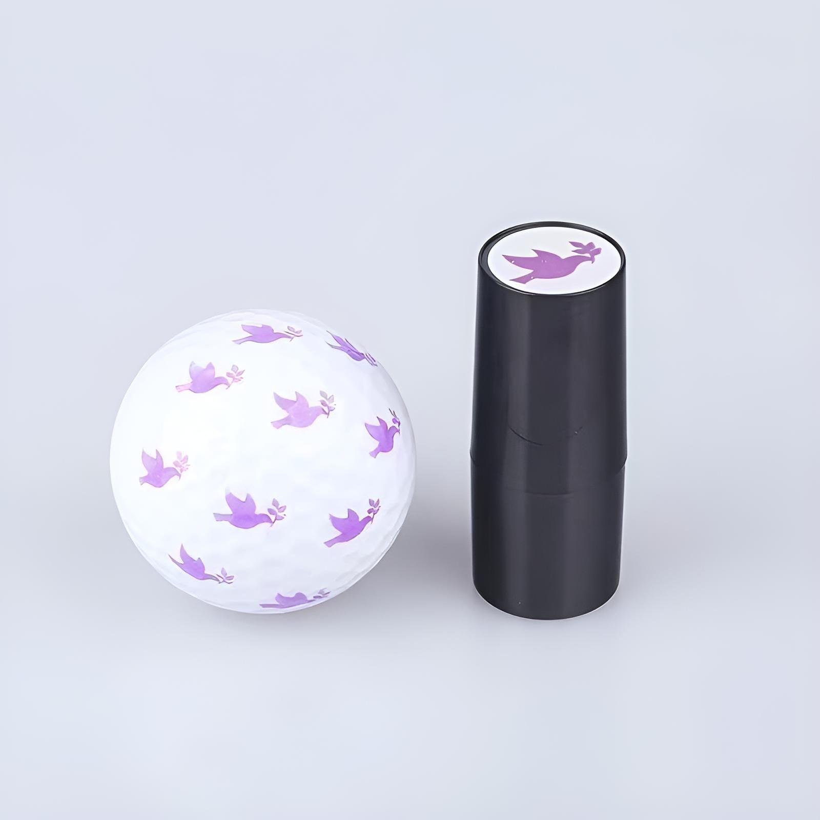 Sello de golf directo de fábrica de secado rápido logotipo impermeable sello de plástico fotosensible diseño de logotipo personalizado