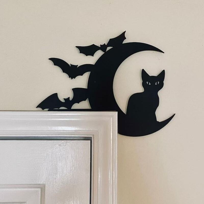 Cross-Border Wooden Cute Cat Door Ornaments, Multifunctional Decorations, Perfect for Use on Doors and Windows