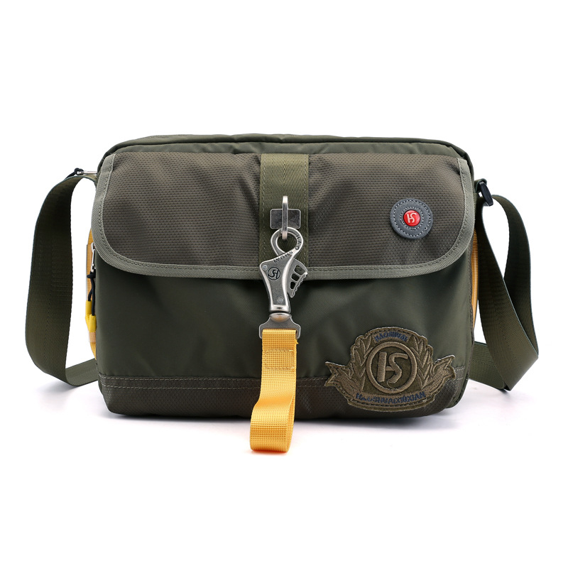 Nuevo bolso de hombro de los hombres casual al aire libre versátil bolso de hombro impermeable resistente al desgaste deportes hombro bolsa de mensajero