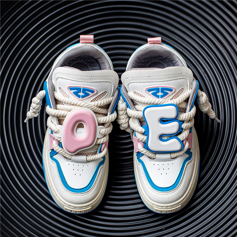 Трендовые кроссовки подходит для мужчин и женщин, спортивная обувь для отдыха, модель весна/осень 2025 года, в корейском стиле