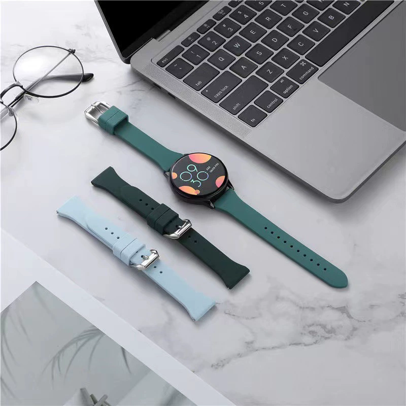 Suitable for Samsung Galaxy Active2 Silicone T -shaped Type 22mm Band
