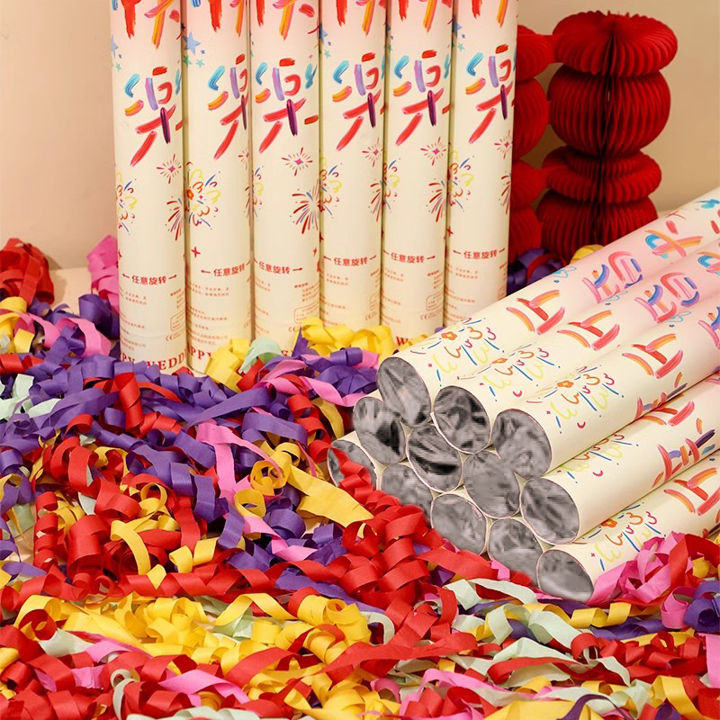 Saludos, fuegos artificiales, cintas especiales para bodas, tubos de fuegos artificiales, nuevos fuegos artificiales creativos, suministros de boda