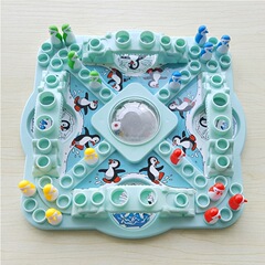 Penguin Flying Chess parent-child interactive chess educational toys board games children's games checkers flying chess kindergarten