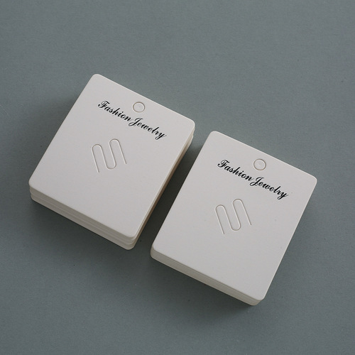 PVC card pin hair clip card earrings jewelry packaging card DIY handmade new simple card wholesale