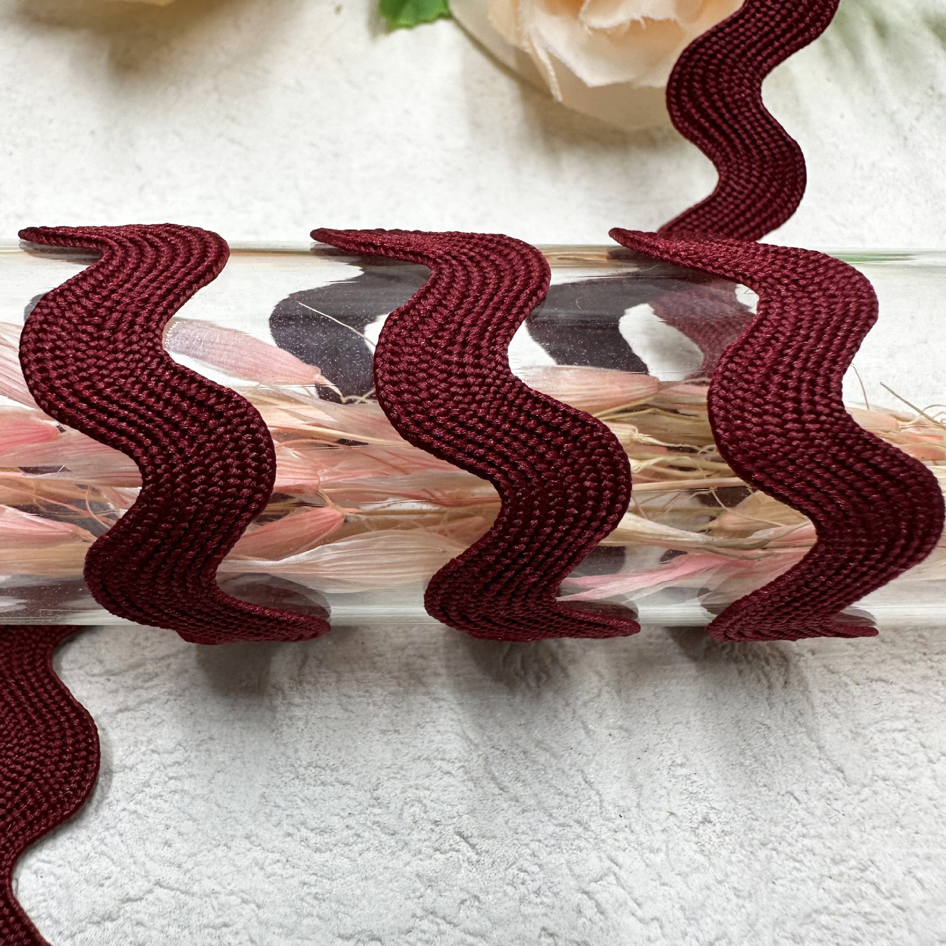 8mm onda sólida en forma de S curva banda de encaje cortina sombrero ropa infantil joyas de boda accesorios de ropa