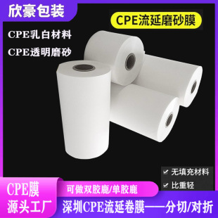 Manufacturer Supplies Cpe Frosted Film, Cast Film, Milky White Film, Frosted Thin Film, Customized Specifications for Electronic Packaging