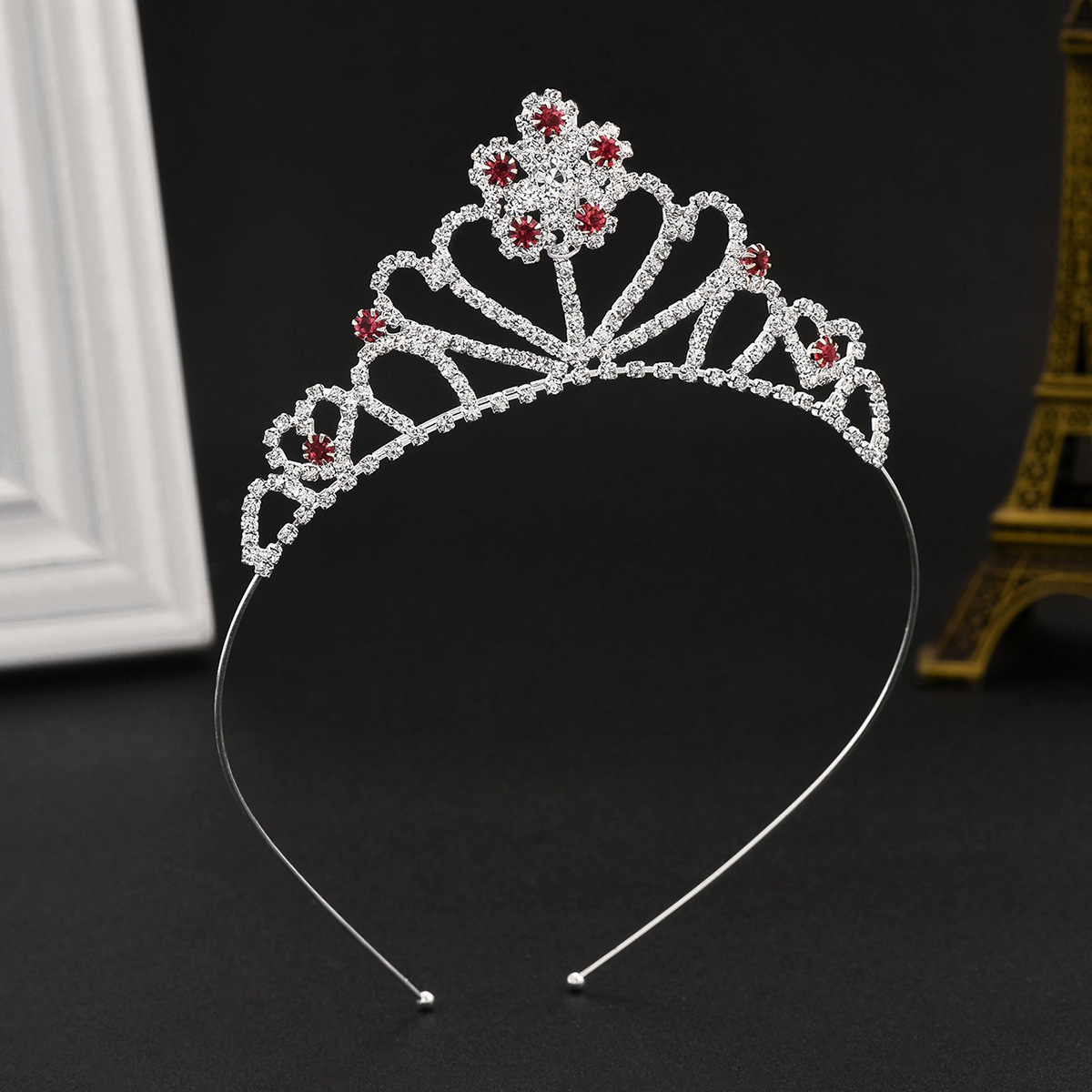 Corona de novia vestido de boda cumpleaños para niños espectáculo multifuncional diamante princesa coronas al por mayor