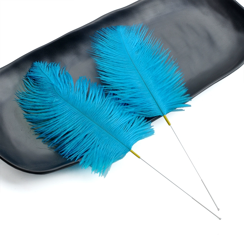 9ZRT Peacock Feather ostrich wool Sweeping SPA Massage Spa