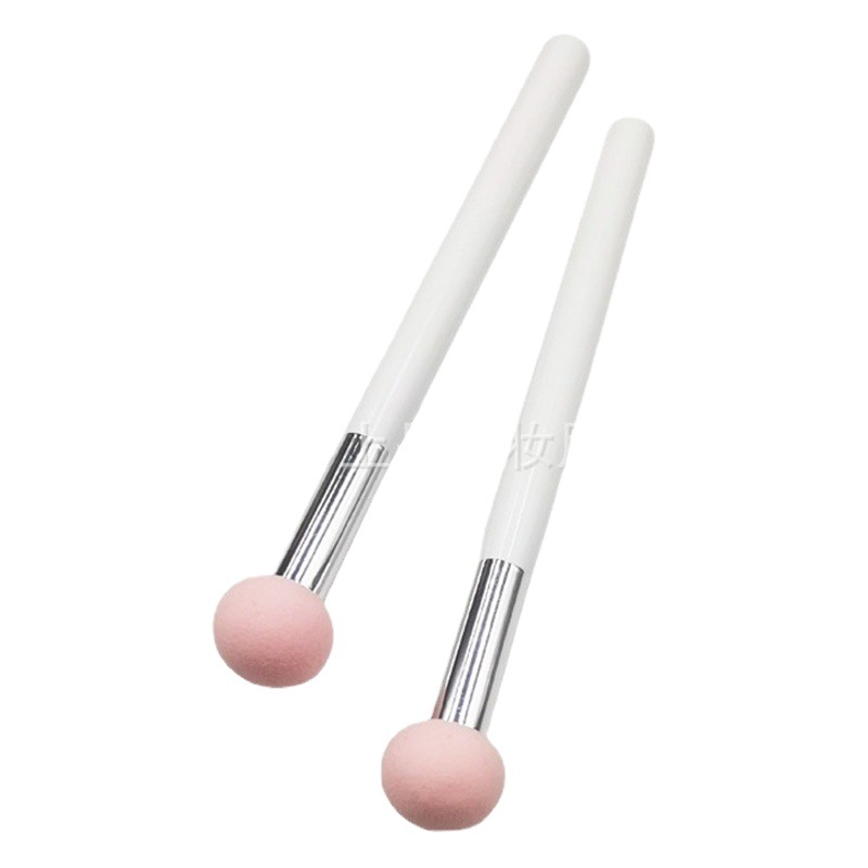 Nuevo en stock pequeña cabeza de hongo esponja polvo puff maquillaje cepillo húmedo y seco de doble uso no comer polvo base corrector cepillo no látex