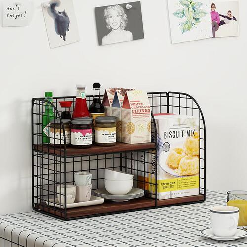 Dining table storage rack for beverages and snacks on the dining table, condiments, coffee table, water cup, tabletop storage rack for living room