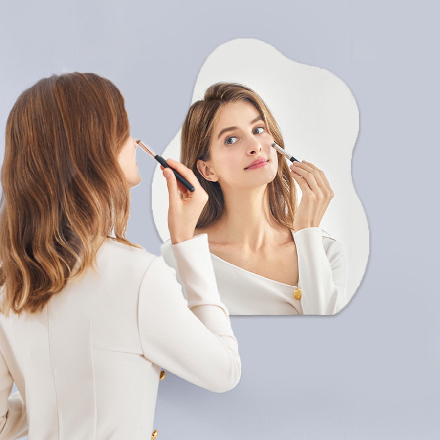 Decorative Bathroom Mirror High-definition Acrylic Wall Sticker_voghion.com