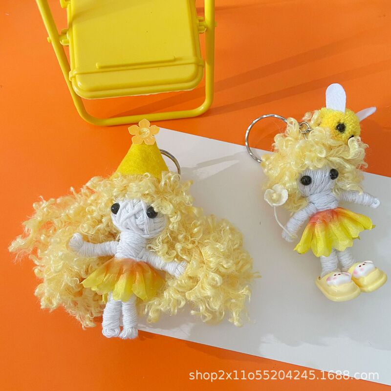Voodoo Doll Creative Keychain Cp Pendant Student Backpack Decoration Healing Handmade Mummy Small Gift Voodoo Doll Creative Keychain Cp Pendant Student Backpack Decoration Healing Handmade Mummy Small Gift