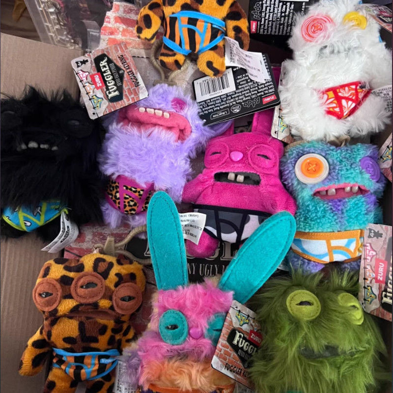 Fuggler かわいい歯のモンスターペンダント人形ぬいぐるみキーホルダー子供のカップル人形おもちゃギフト卸売可能|undefined