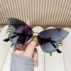 C03 Swallowtail-9933# blue gray [gold background blue diamond]
