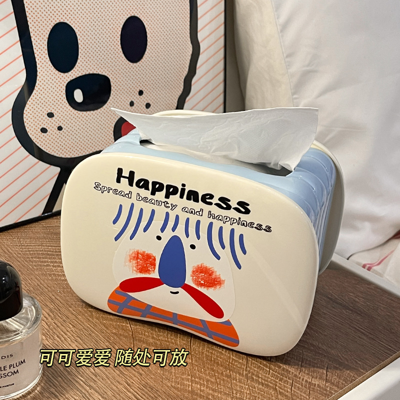 Creativo simple caja de pañuelos de primavera baño sala de estar dormitorio moda personalizada caja de pañuelos de escritorio mesa de café caja de pañuelos
