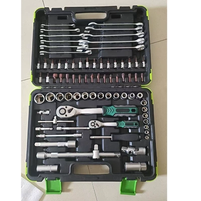 72-Tooth Quick Ratchet Wrench Socket: Mühərrik tənzimləmə alətləri - pearl-nickel-72-teeth-78pc