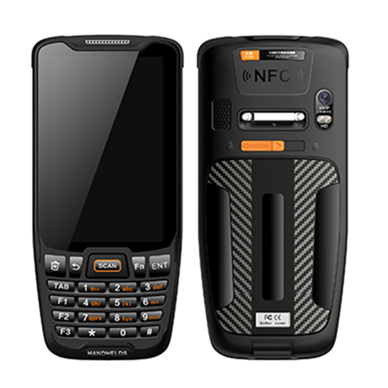 Android Quad-Core Intelligent Data Acquisition 4 64G 2D Scanning GPS Bluetooth Battery Removable Three-Proof Handheld Terminal