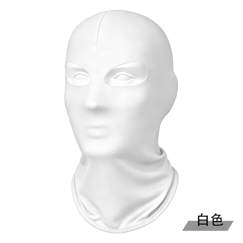 Ciclismo máscara de hielo protector solar respirante al aire libre polvo protector de cuello facial cubierta de cabeza para hombres y mujeres máscara de secado rápido a prueba de viento de verano