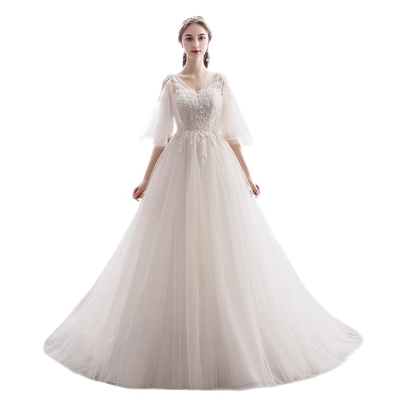 Vestido de novia estilo bosque, modelo nuevo 2026, retro francés Hepburn, súper hada, adelgazante, para exteriores, sencillo, estilo TikTok.