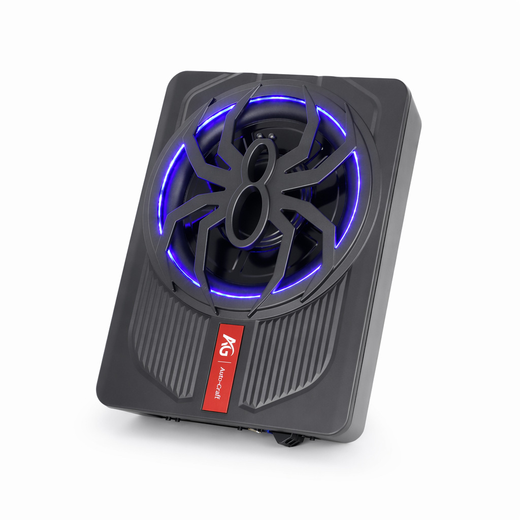 Factory wholesale car audio modified spider with lights 10 inch high-power active car ultra-thin subwoofer