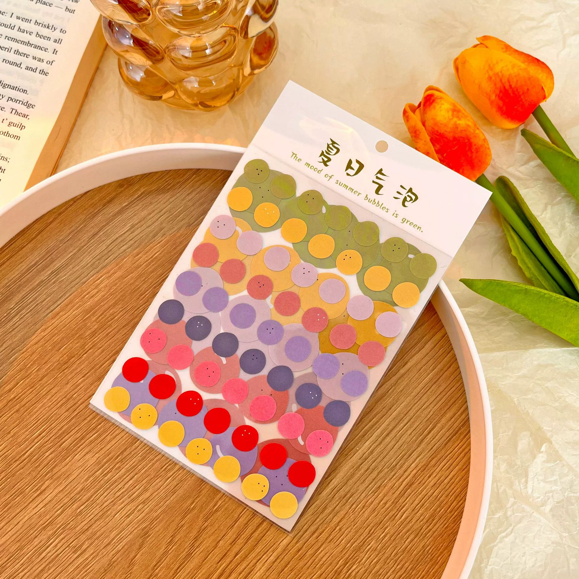 Набор наклеек серии Summer Bubble, милые декоративные DIY, 3 шт. в пакете