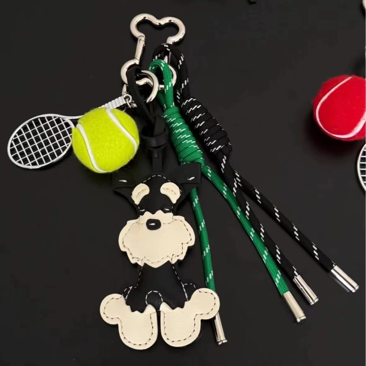 Cute pendant, keychain handmade, baseball polyurethane bag for beloved