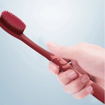 COBQB individually packaged high-density volcanic silk soft bristle toothbrush
