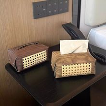 Ins風革ティッシュケースアニメかわいい贅沢高級家庭用ティッシュカバー寮寝室クリエイティブ引き出し箱|undefined