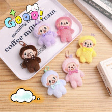 卡通毛绒吱吱叫挂件可爱少女心娃娃玩偶公仔包包挂饰胸针衣饰配饰