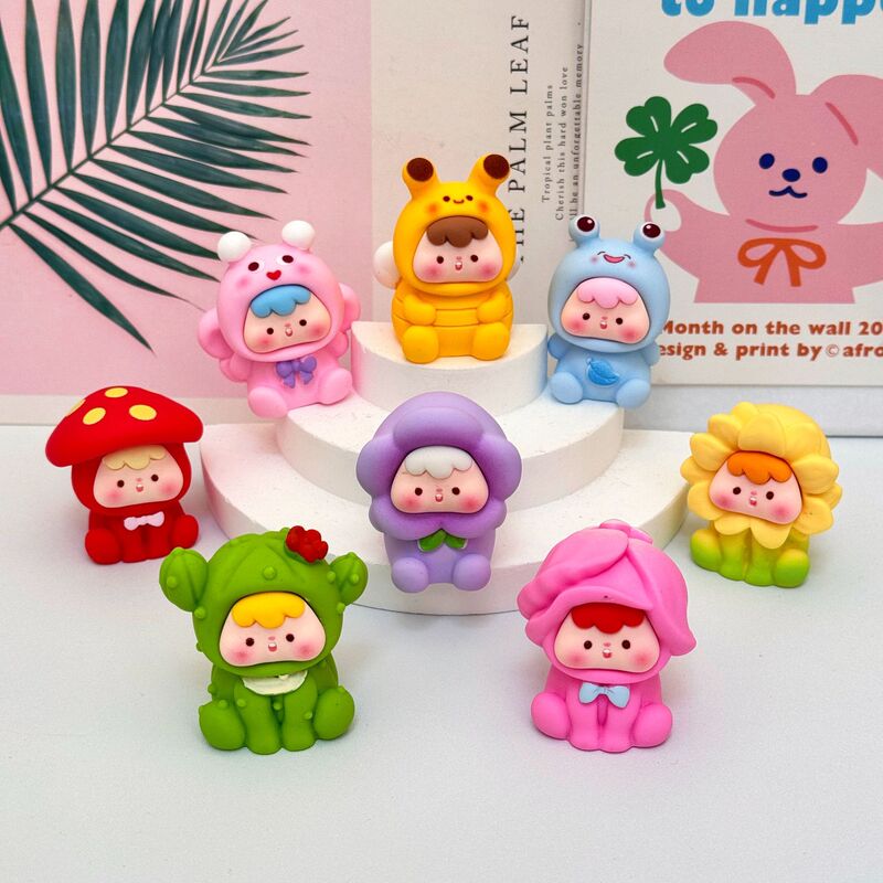植物昆虫カズカズブラインドバッグかわいい diy ジュエリーペンダントキーホルダー人形デスクトップ装飾品樹脂アクセサリー|undefined