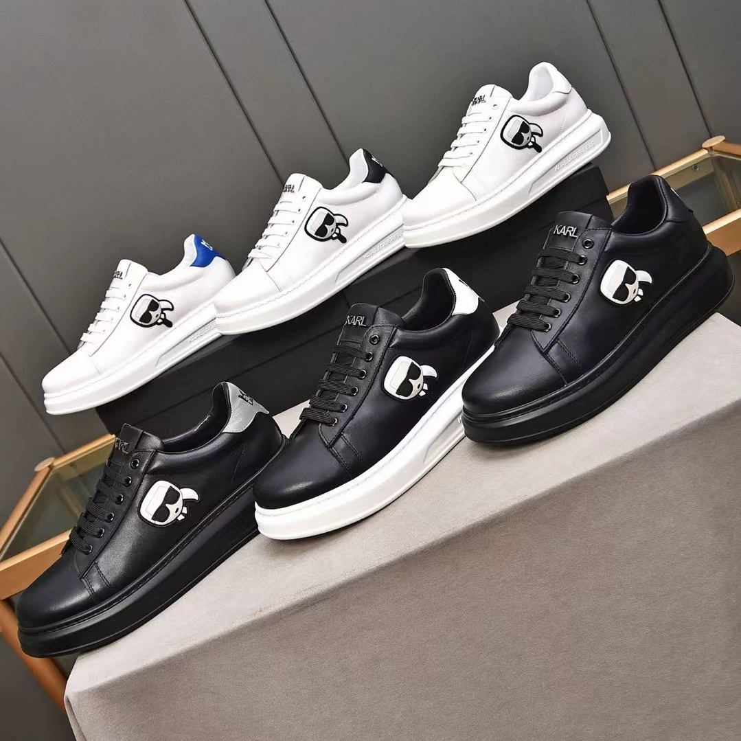 Модные мужские туфли 2025 осень новые из натуральной кожи на толстой подошве белые туфли мужские платформенные кроссовки универсальные популярные повседневные туфли