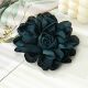 Cross-border French silk rose brooch Chinese style high-end satin fabric corsage seaside photo clip