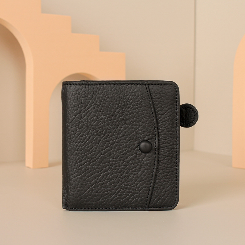 Retro hecho a mano original primera capa de piel de vaca Mini titular de la tarjeta pequeño monedero hombres y mujeres ultrafino de cuero licencia de conducir caso clave