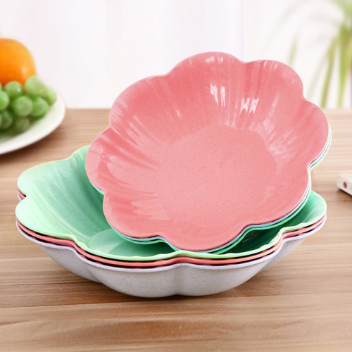 Creative European-style home fruit plate, living room fruit plate, plastic office coffee table, dried fruit snacks, candy plate
