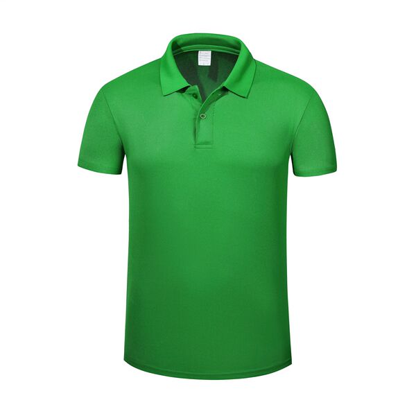 Solid color breathable classic polo for work