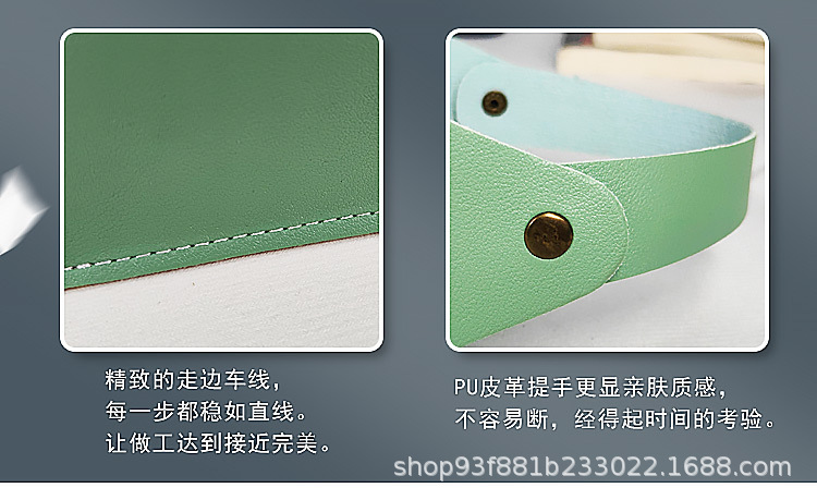 Ins-Style Leather Retractable and Hangable Tissue Box for Home, Living Room, Dining Table, Bathroom, Car Tissue Box for Use in the Car