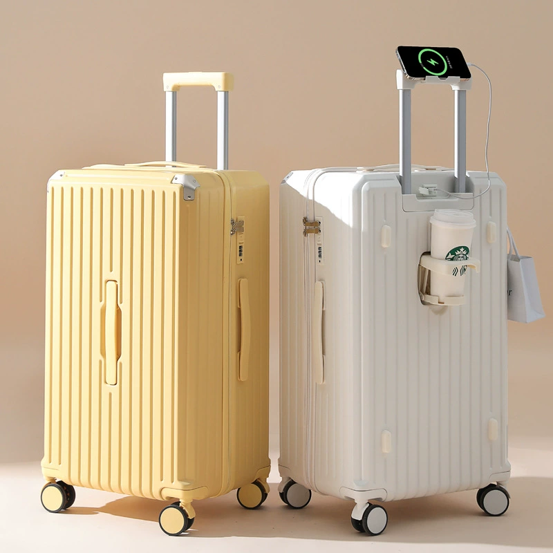 Universal capacious suitcase, 28 inch, increased thickness