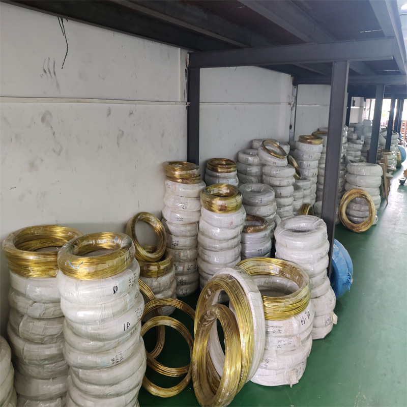 弹簧螺丝用黄铜线H65 H62黄铜线 T2紫铜线 C5191磷铜线 B25白铜线