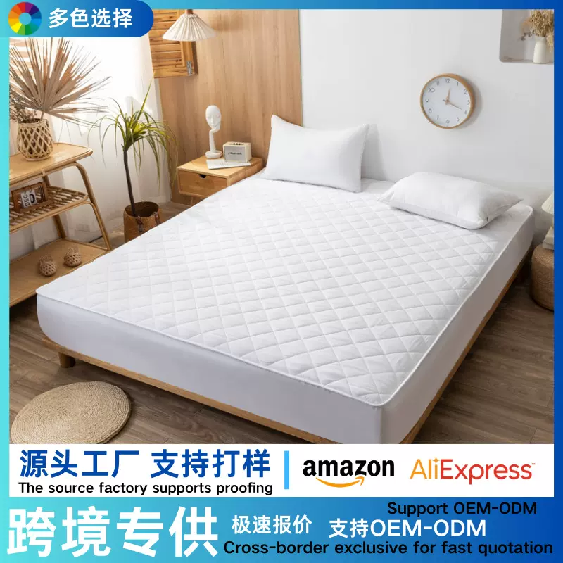 跨境磨毛床笠批发床罩床单罩枕套三件套加厚全包围保护套加厚保暖