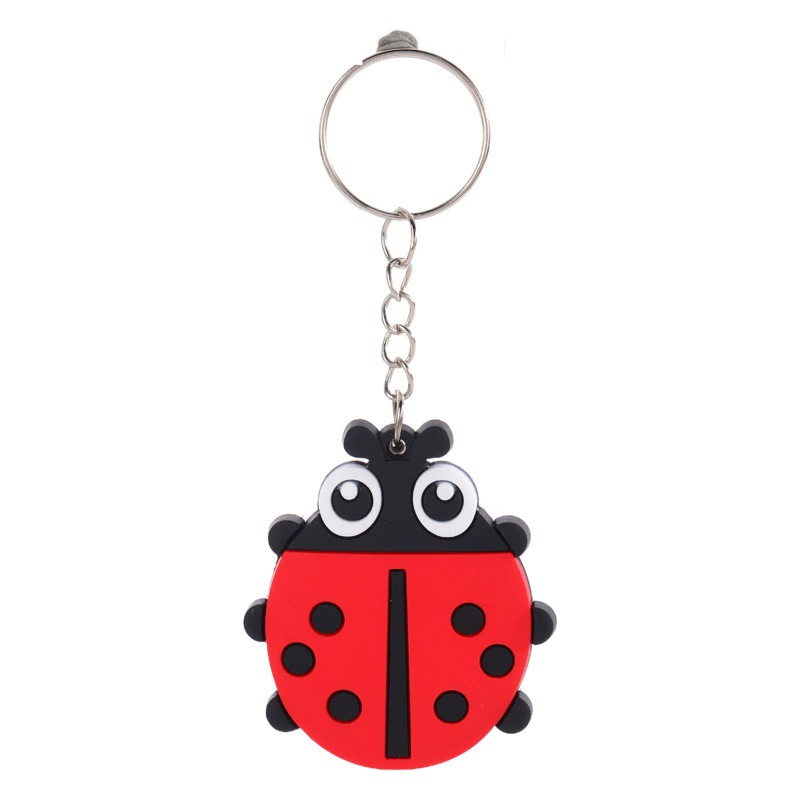 Мягкий резиновый брелок-подвеска из ПВХ в виде мультяшного животного, небольшой подарок, брелок для ключей от машины