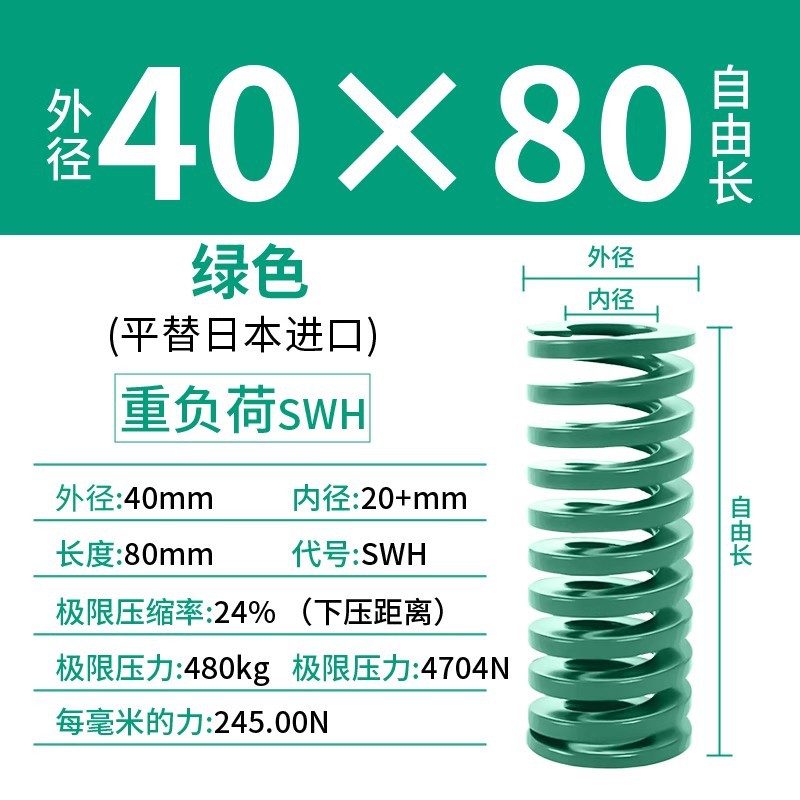 합금강 녹색 40×80