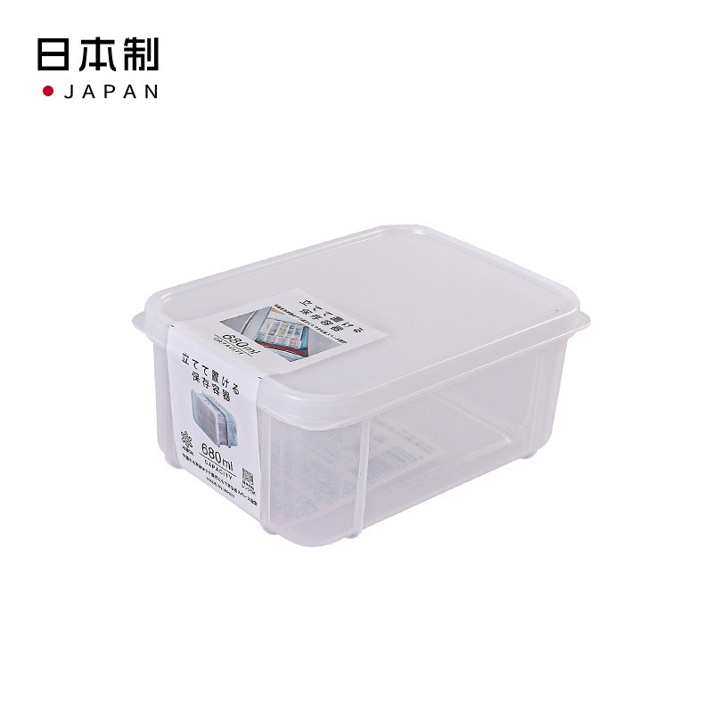 日本の冷蔵庫の収納箱の食品級の新鮮な箱の冷凍の専用の肉類の台所は神器の密封の貯蔵箱を整理します。|undefined