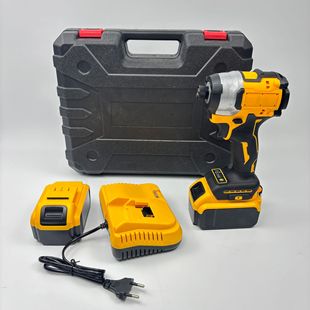 Brushless Screwdriver, Impact Driver, Multi-Function Electric Drill, High-Power Household Electric Screwdriver, Foreign Trade Manufacturer Direct Delivery