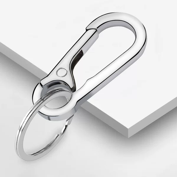 Car men's and women's waist key chain all-metal key ring couple anti-lost key chain simple personality high-end