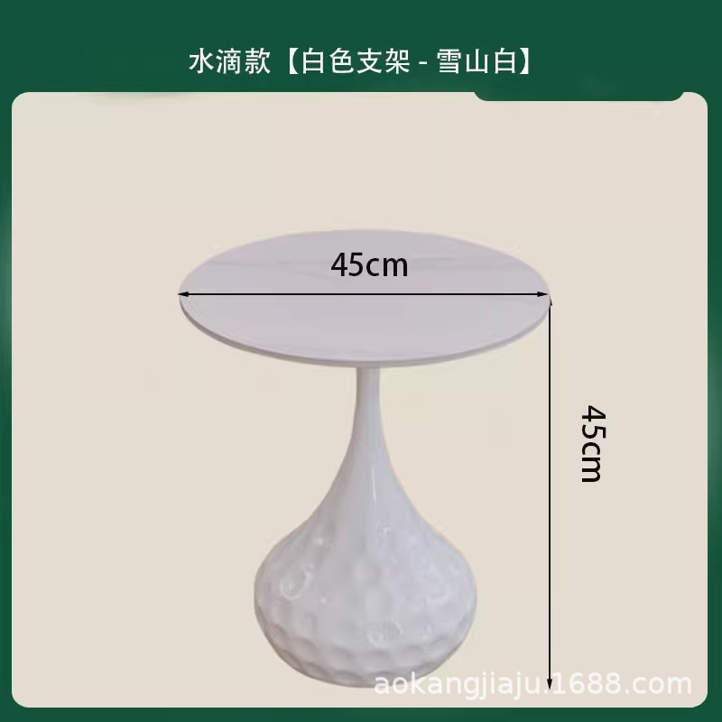워터드롭 스타일 [화이트브라켓-스노우마운틴화이트] 45x45