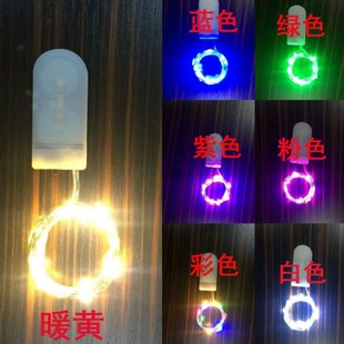 led Copper Wire Light String Button Battery Box Gift Box Coke Decoration String Light Flower Cake Christmas Decoration Lantern